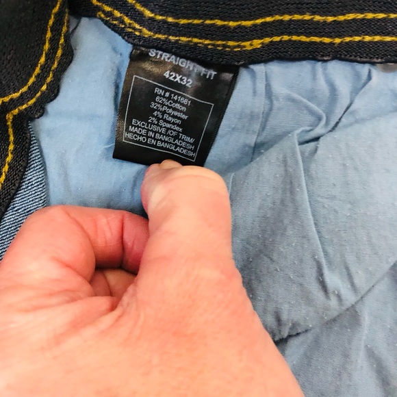 Mens Architect Premium Active Flex Jeans. Size 42” x 32”. - Picture 5 of 6